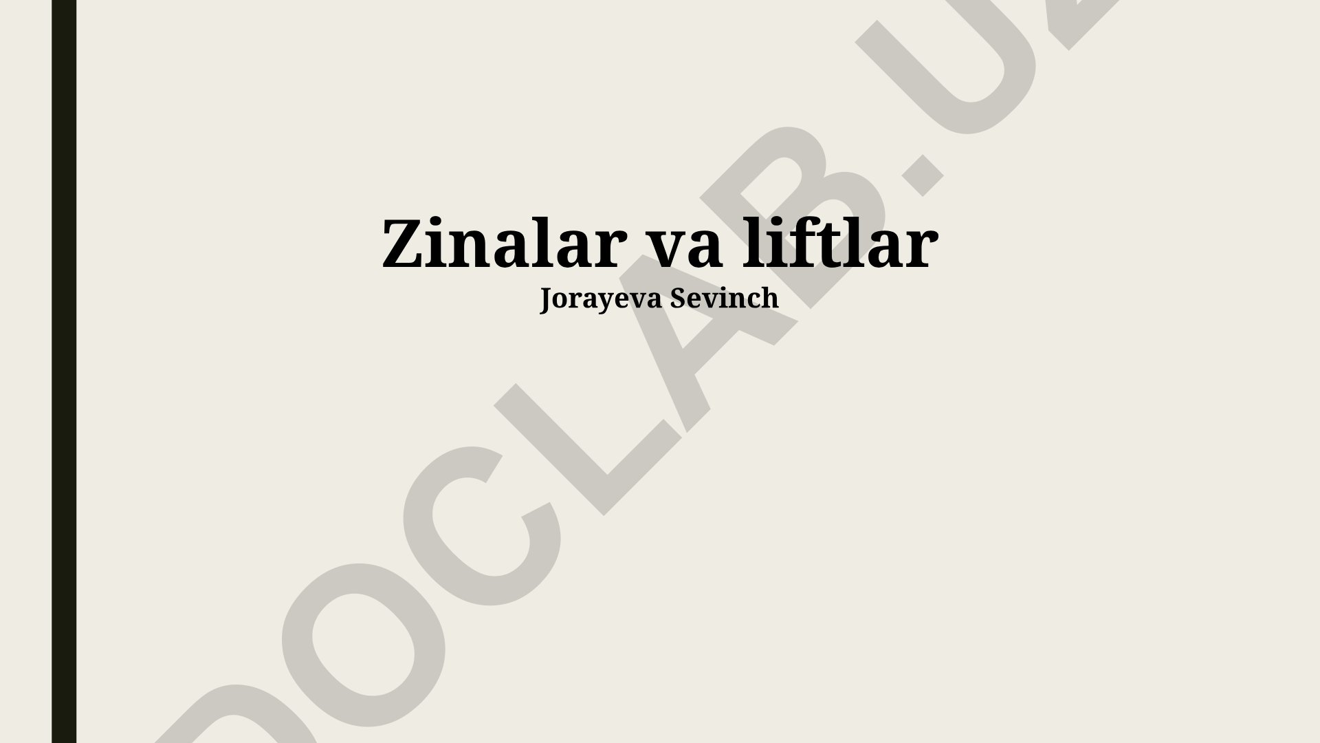 Zinalar va liftlar: dizayn, qurilish, xavfsizlik va kelajagi
