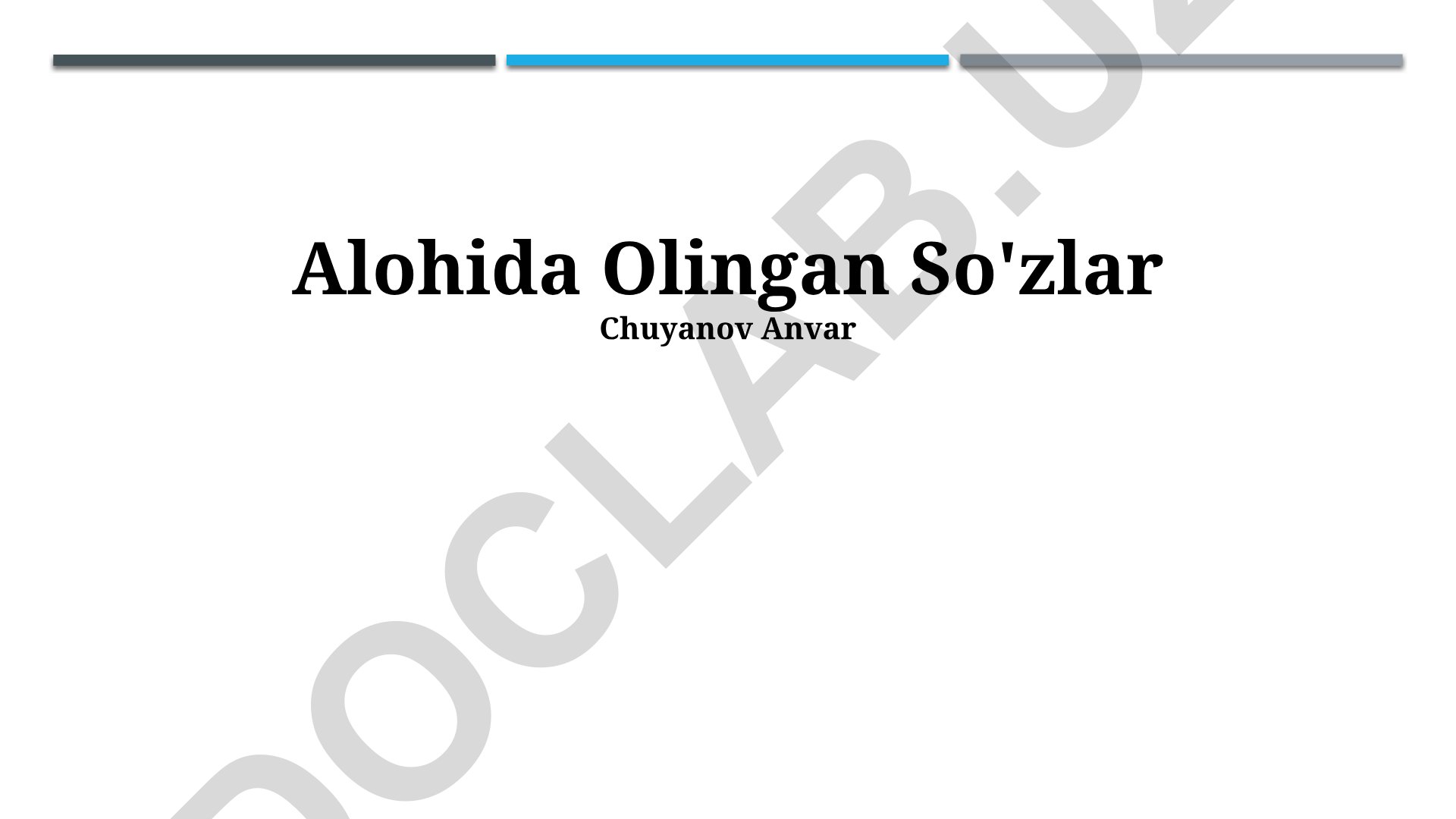 So'zlarni ajratish qoidalari va misollari
