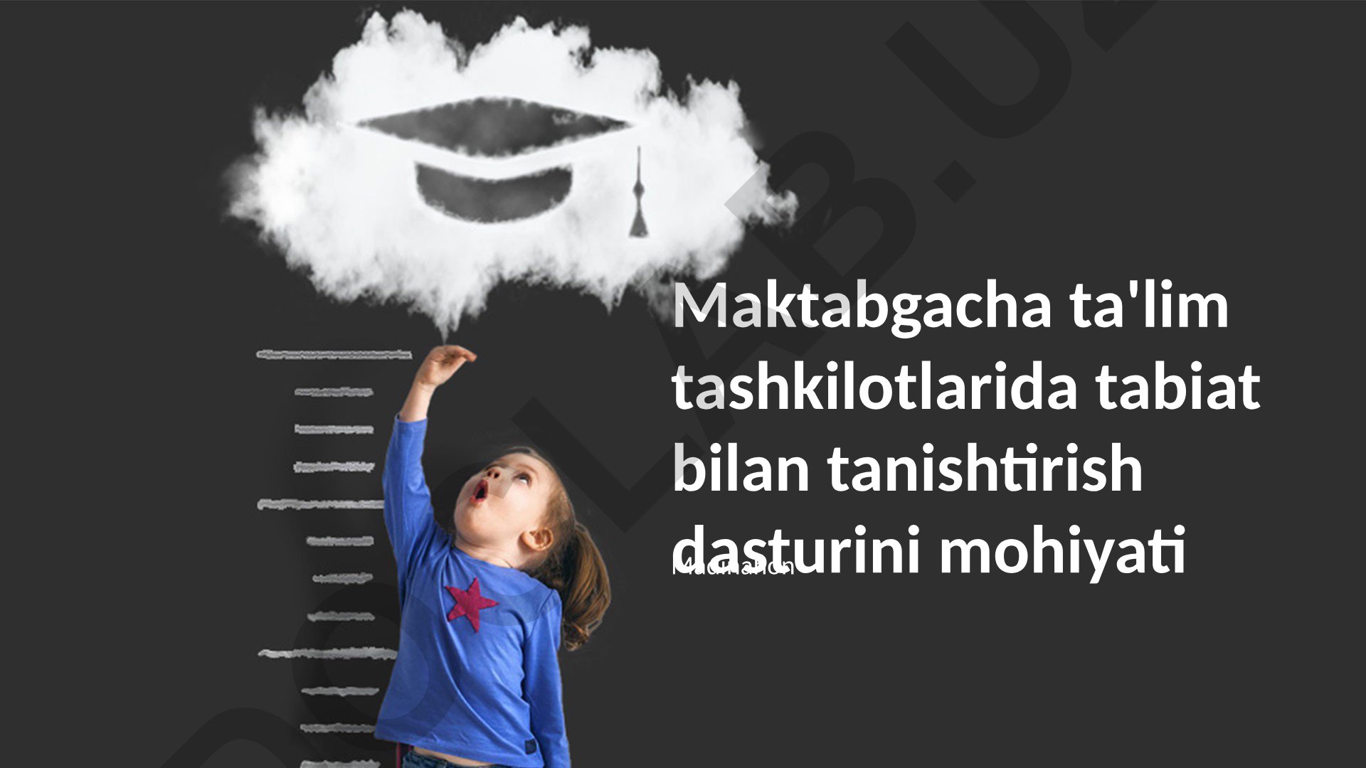 Maktabgacha ta'lim tashkilotlarida tabiat bilan tanishtirish dasturining mohiyati