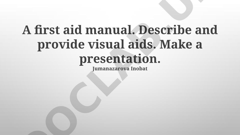 First Aid Manual: Essential Techniques and Emergency Responses
