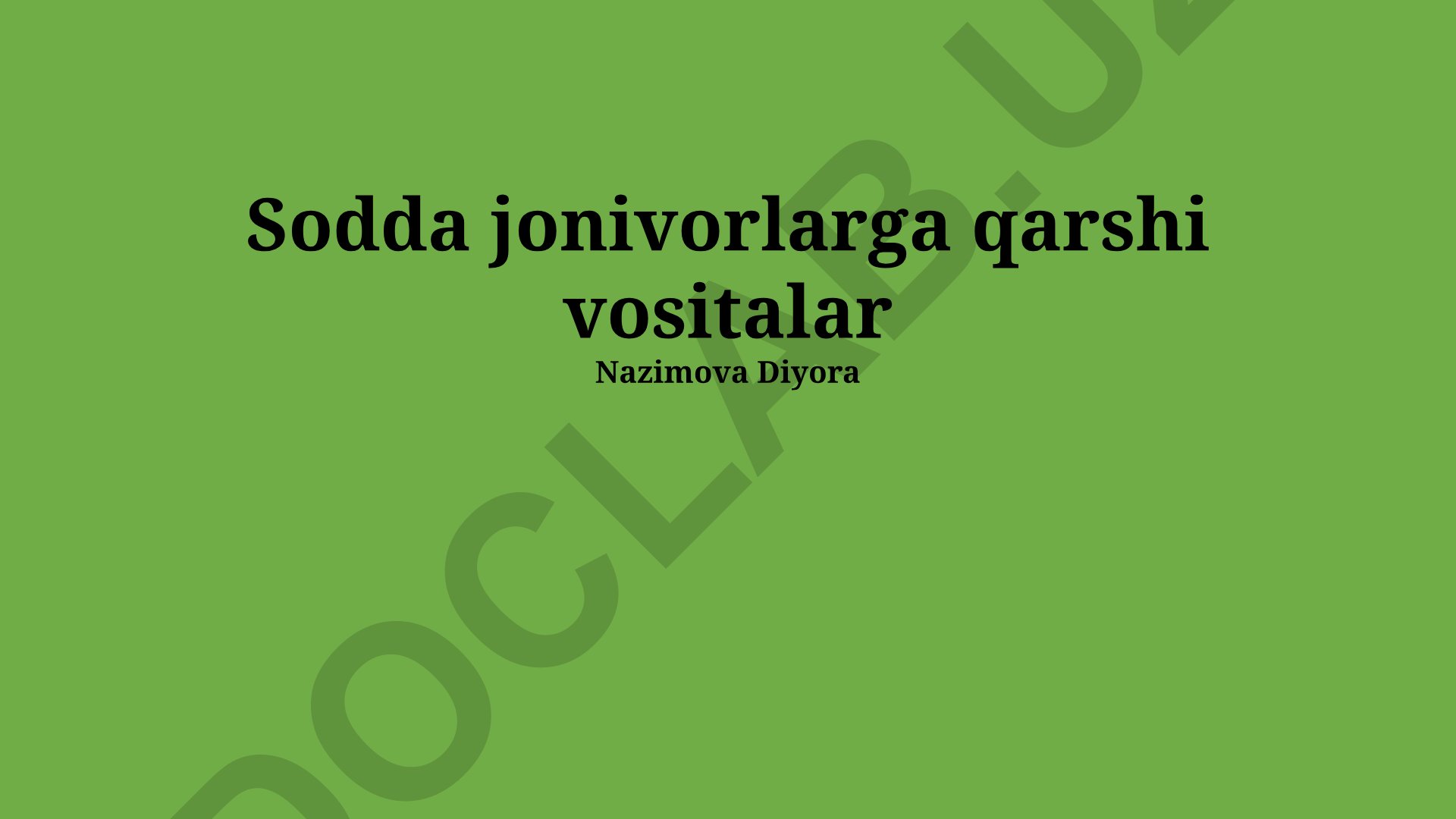 Kemiruvchilarga qarshi kurash usullari va samaradorligi