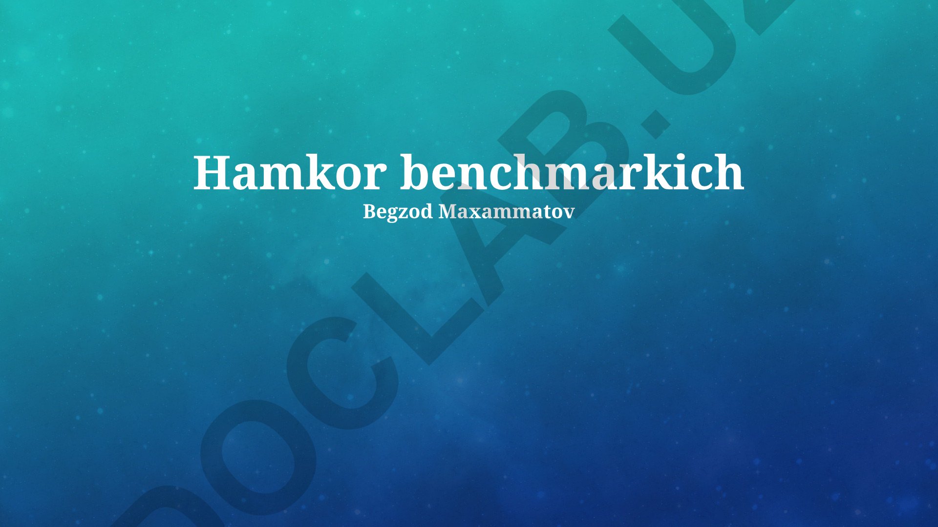 Hamkor Benchmarking afzalliklari va qo'llash usullari