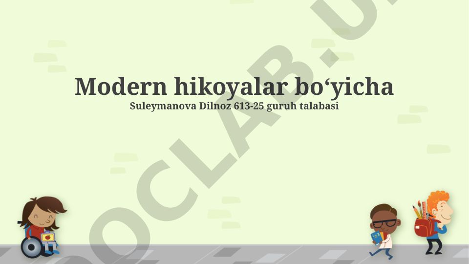 Zamonaviy hikoyalar: xususiyatlar, rivojlanish va tahlil