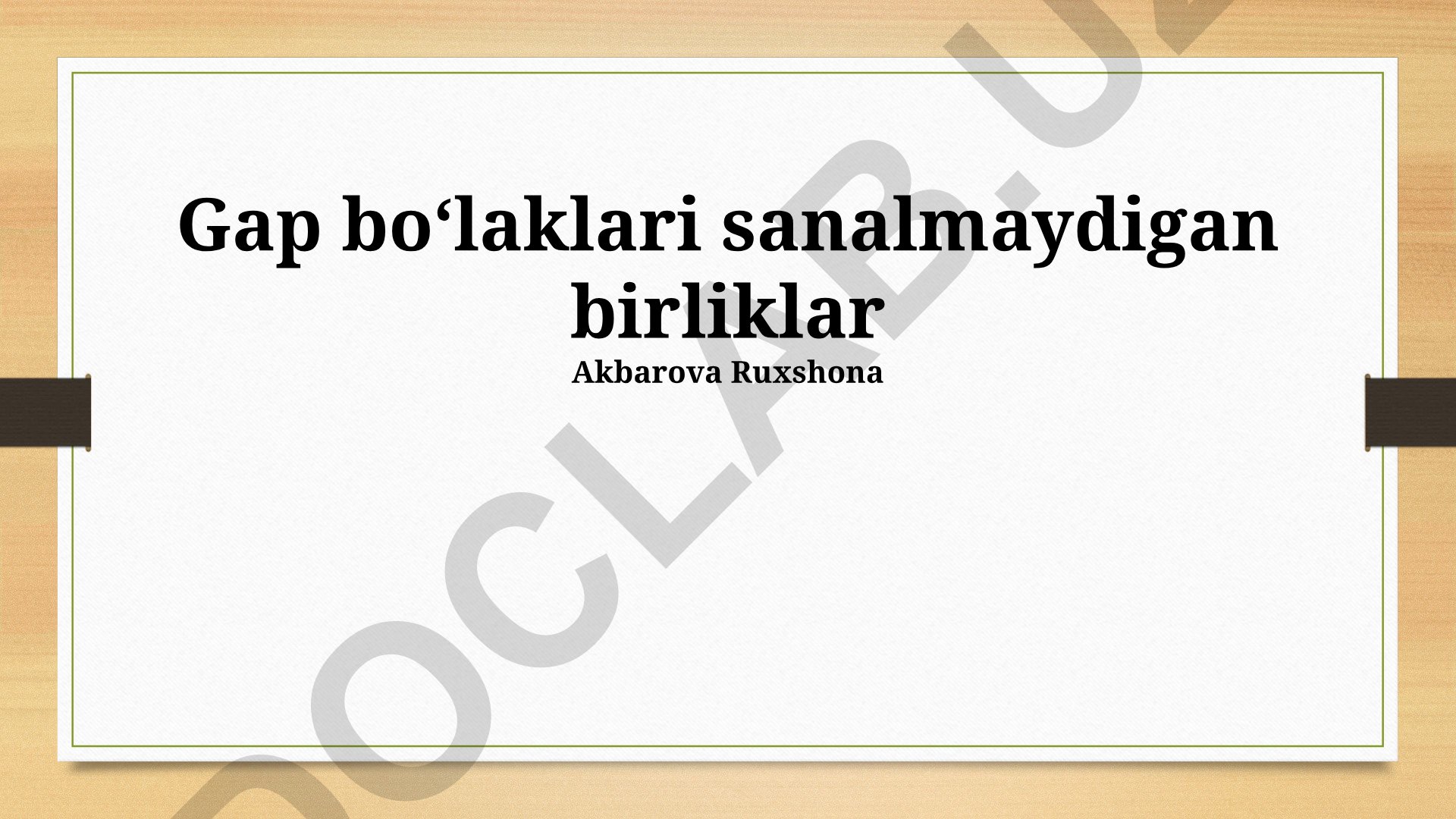 Bo'shliq parchalarining topologik xususiyatlari va cheksizlik
