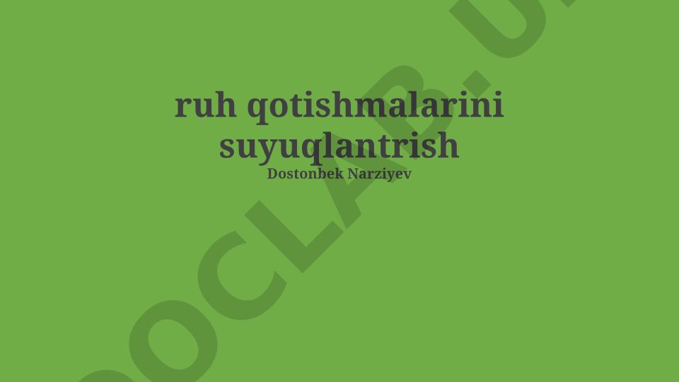 Qon quyqalarining suyulishi mexanizmlari va klinik ahamiyati
