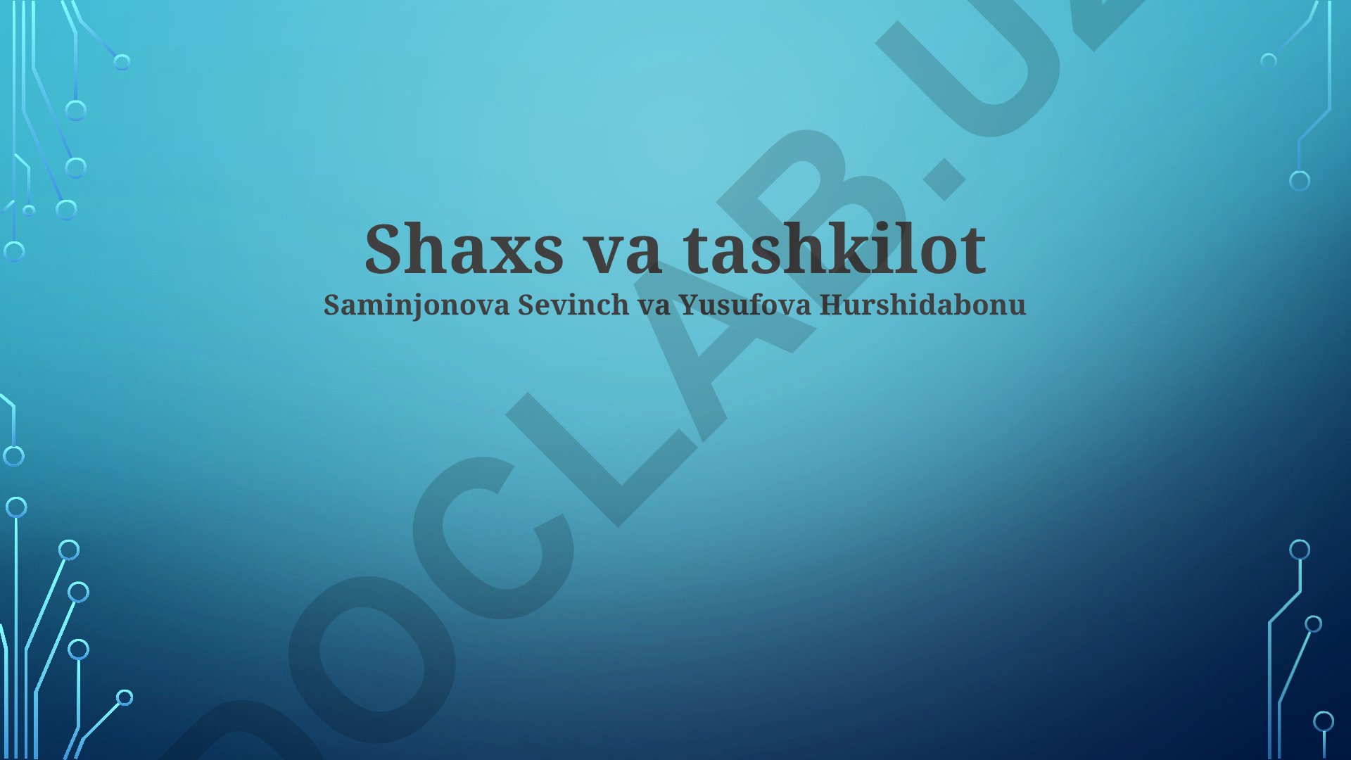Shaxs va tashkilotning o'zaro ta'siri va motivatsiya