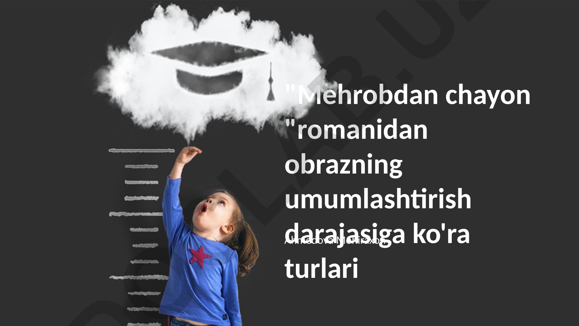 Mehrobdan chayon romanida obrazlarning umumlashtirish darajasiga ko'ra turlari