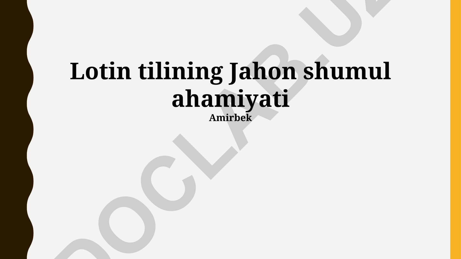 Lotin tilining jahon ahamiyati va zamonaviy roli