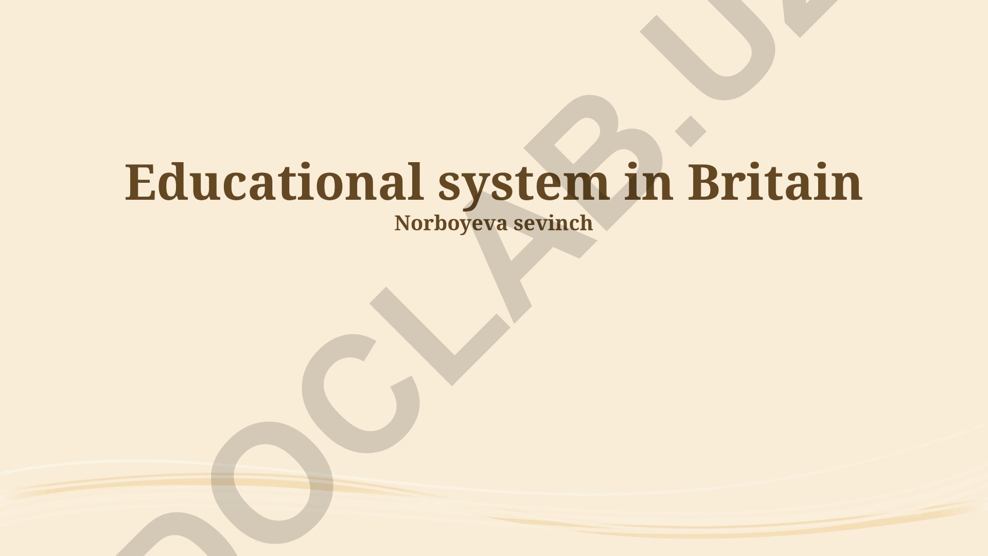Britaniya ta'lim tizimi