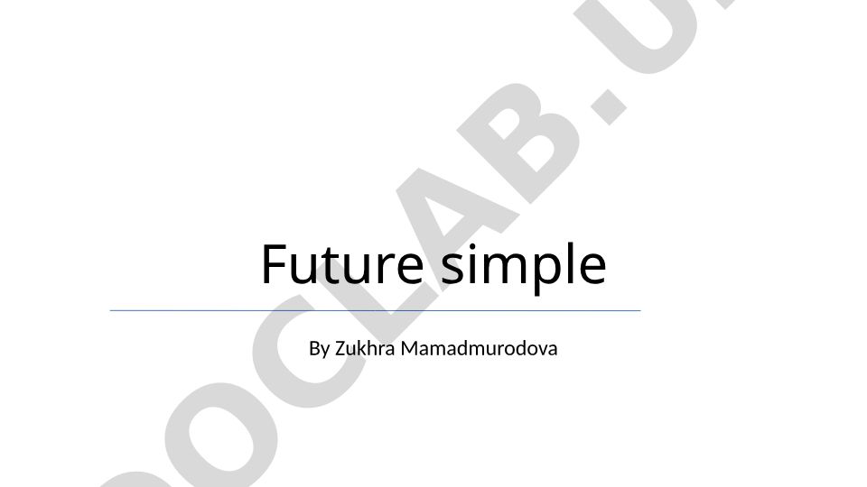 Future Simple Tense: Forming, Uses and Comparisons
