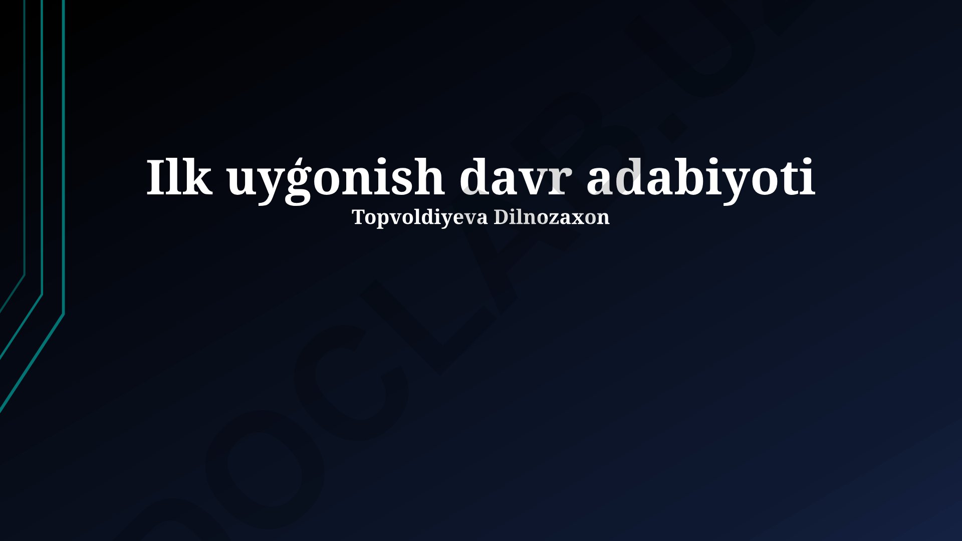 Erta Uyg'onish davri adabiyoti: boshlanishi, gumanizm g'oyalari va yangi janrlar