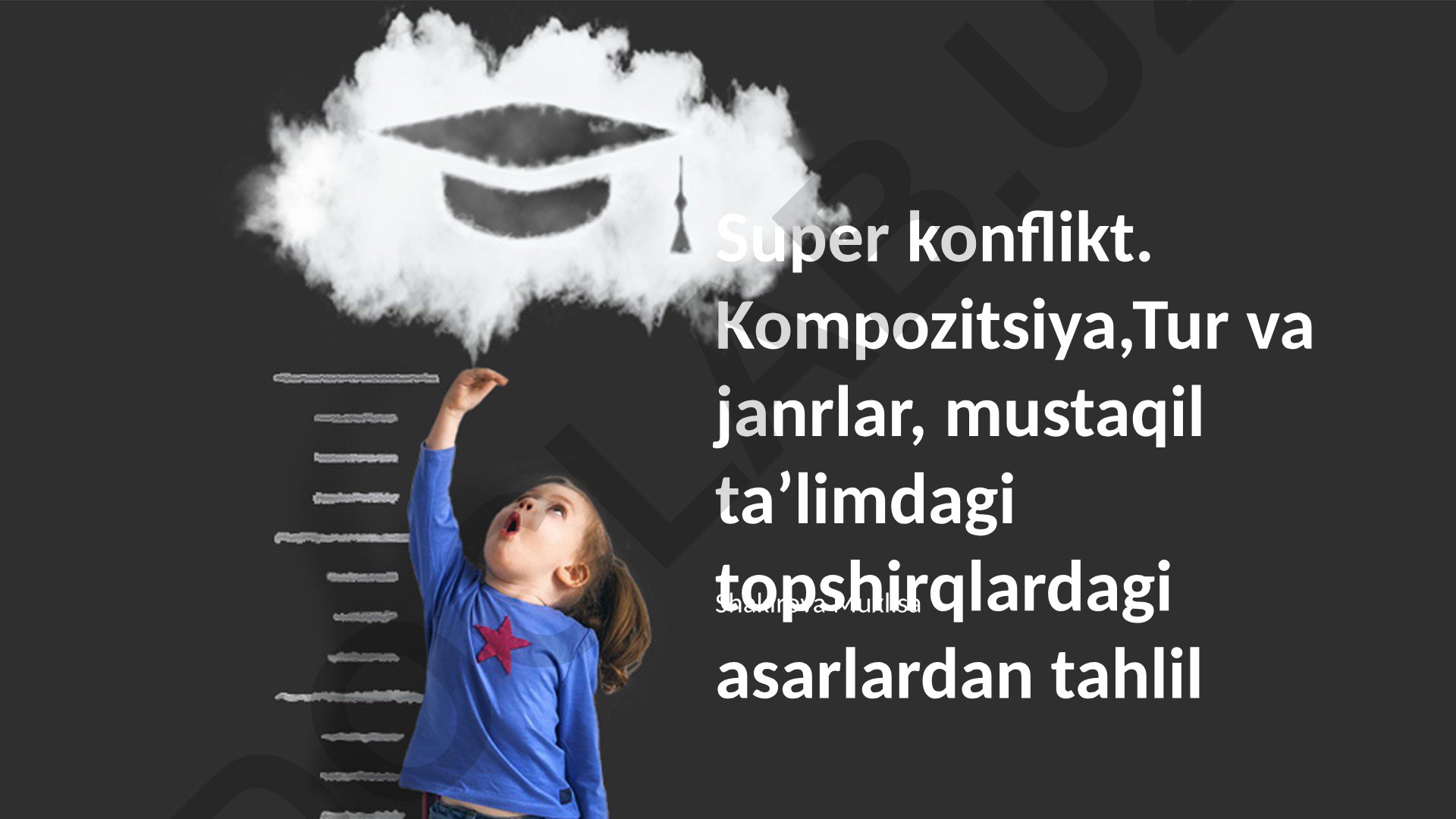 Super konflikt turlari, kompozitsiyasi va mustaqil taʼlim topshiriklaridagi asarlar tahlili