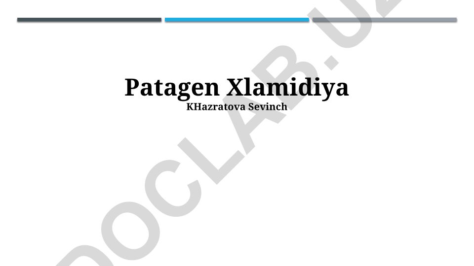 Xlamidiya kasalligi: tarqalishi, davolash va oldini olish