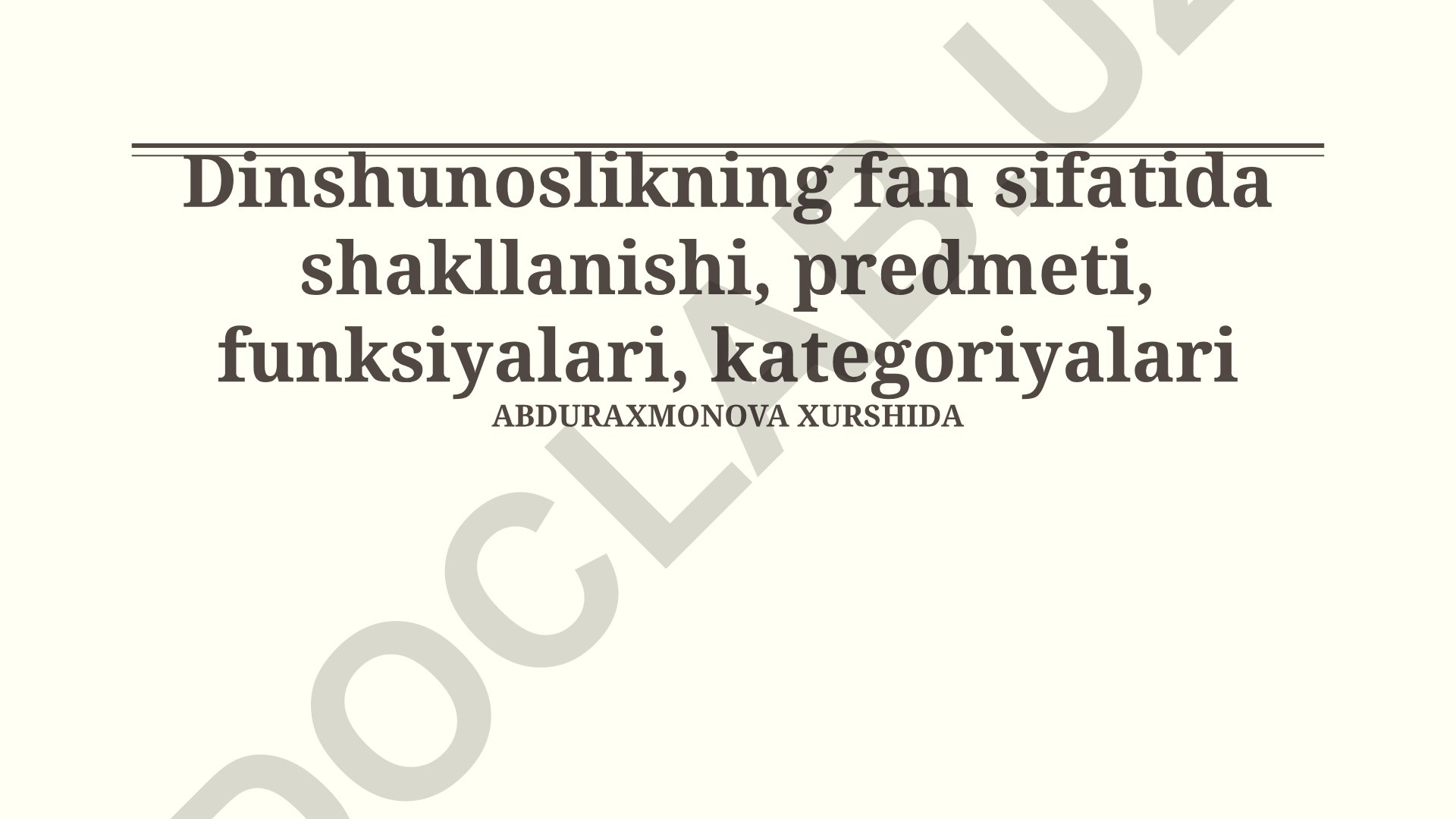 Paleontologiyaning fan sifatida shakllanishi, predmeti va vazifalari