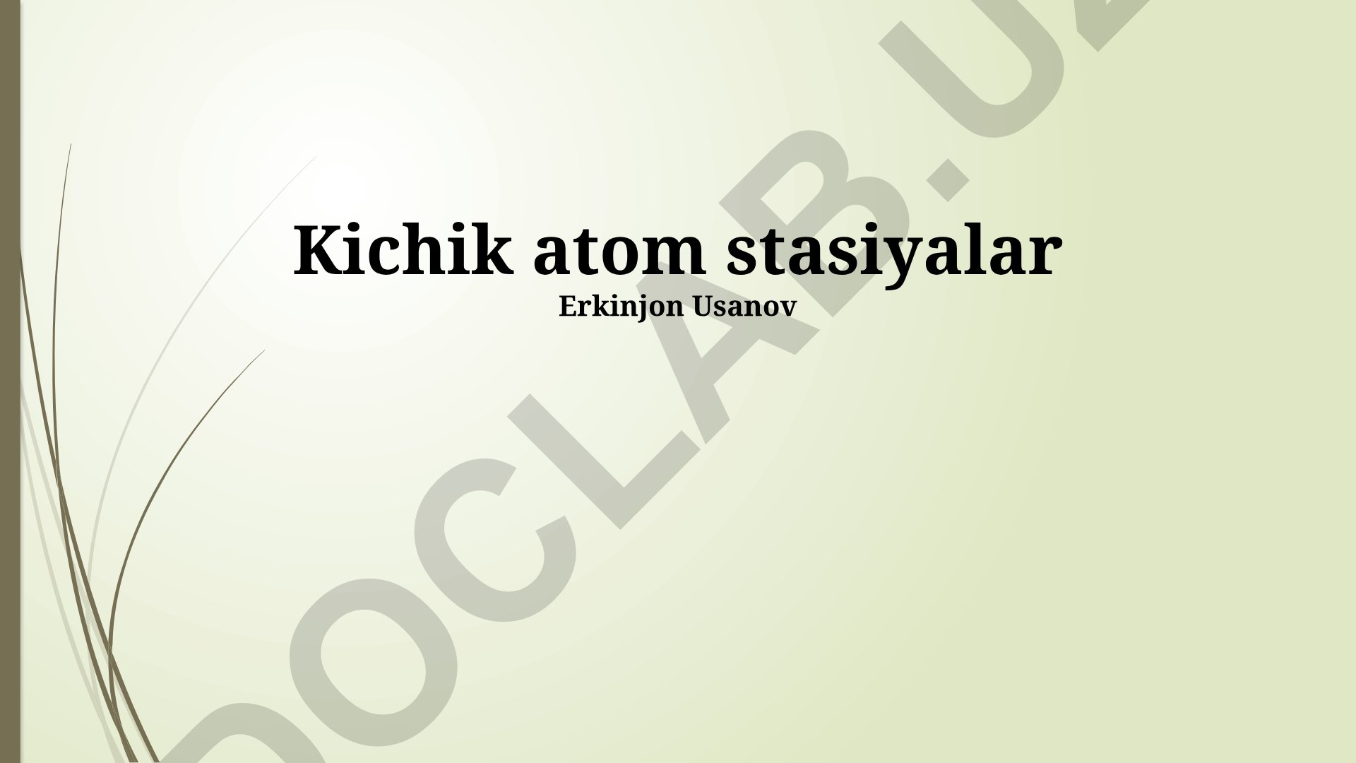 Kichik Atom Elektr Stansiyalarining Afzalliklari, Kamchiliklari va Kelajagi