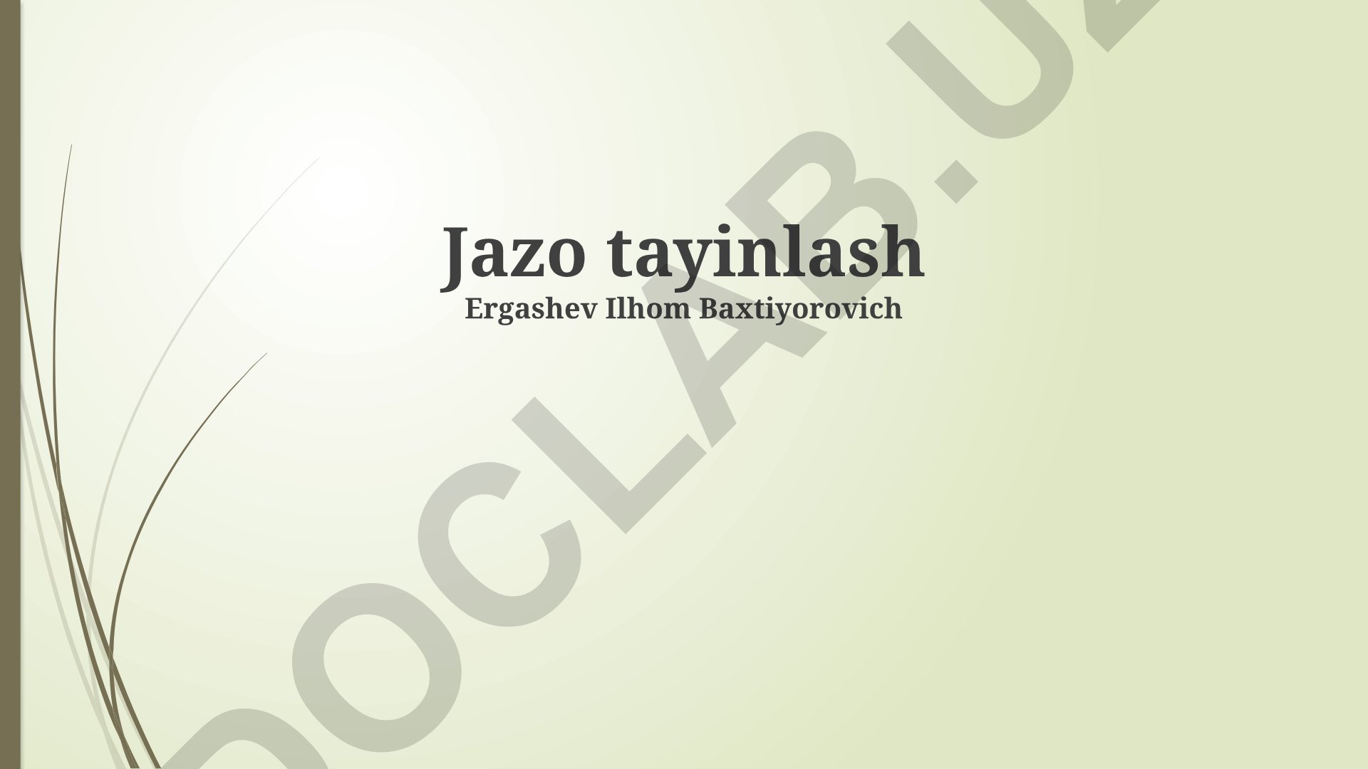 Ishga qabul qilish jarayoni va mehnat shartnomasi