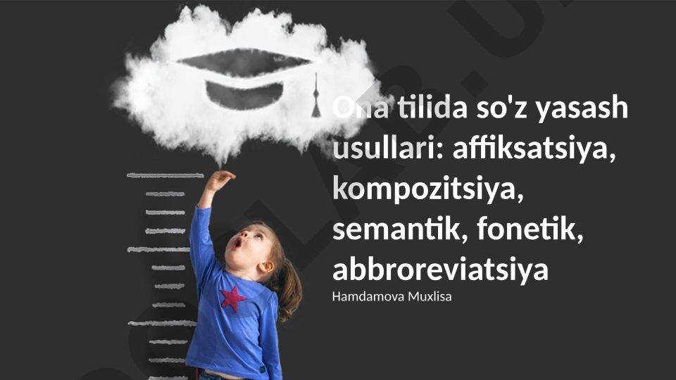 Ona tilida so'z yasash usullari