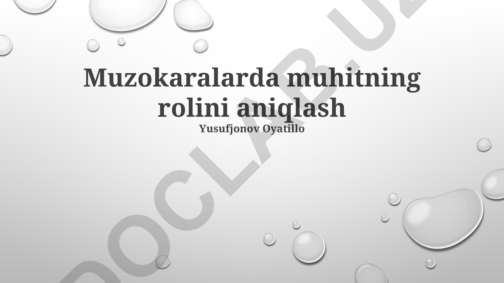 Musiqiy ijroda atrof-muhit omillari va ularning ta'siri