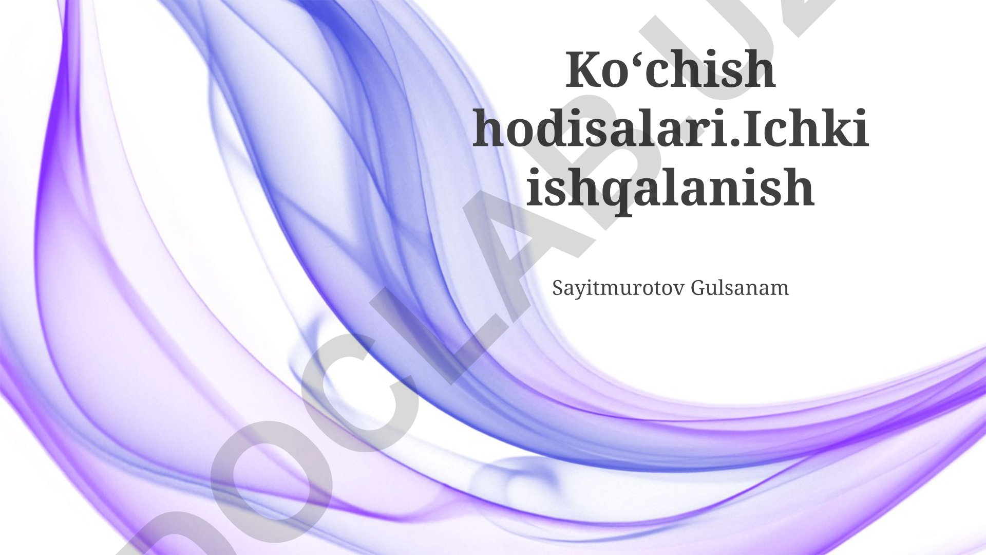 Ichki migratsiya hodisalari va uning ijtimoiy-iqtisodiy oqibatlari