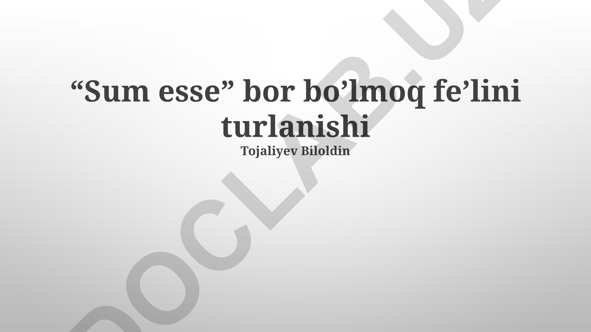 Bo'lish haqida falsafiy mulohazalar va shaxsiy rivojlanish