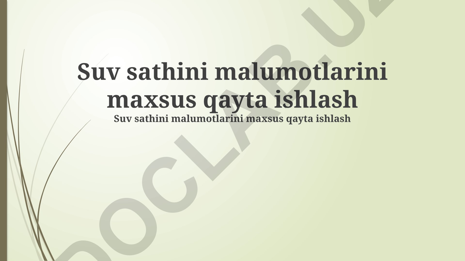Shaxsiy ma'lumotlarni himoya qilish va qayta ishlash