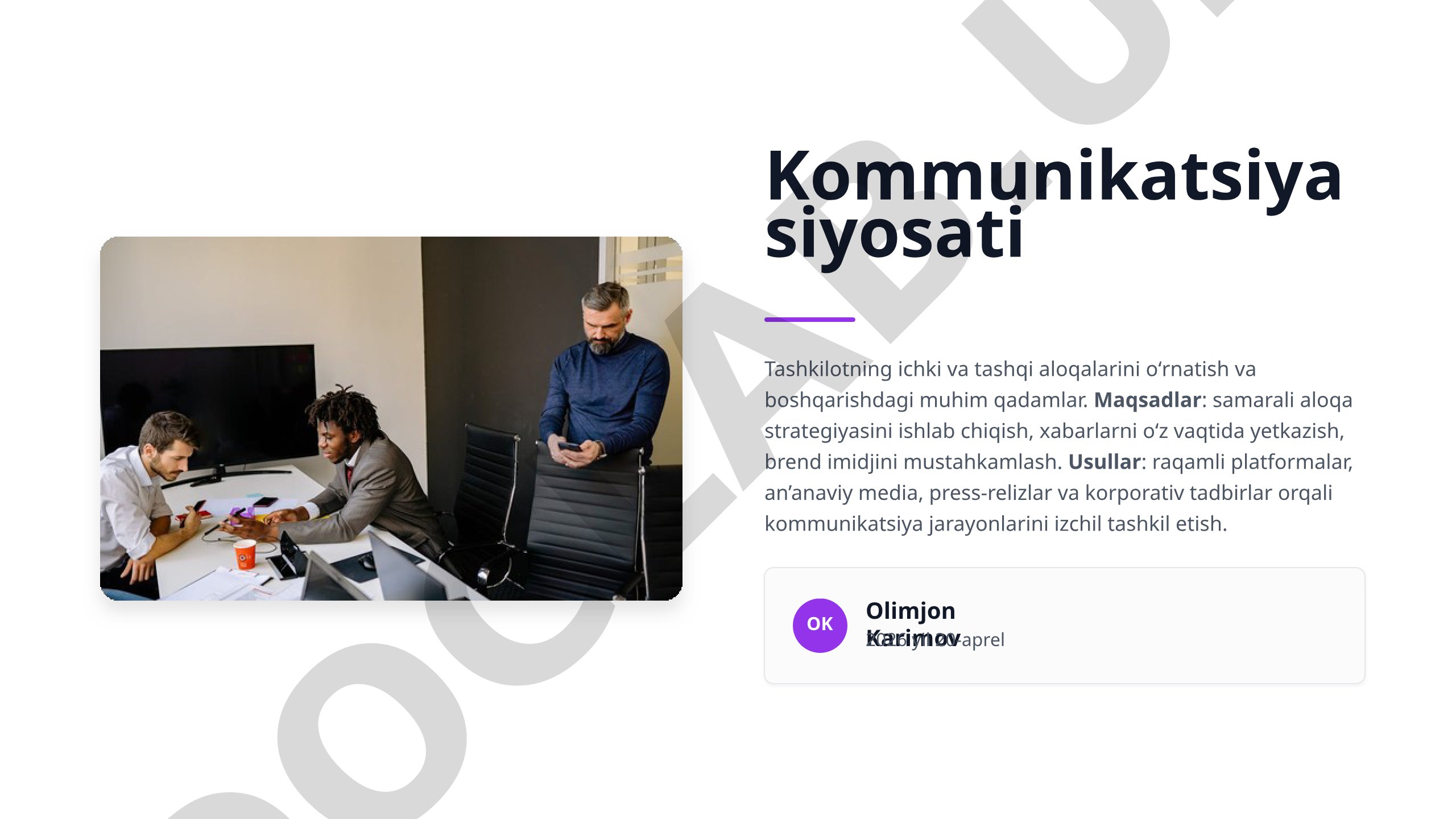 Kommunikatsiya siyosati