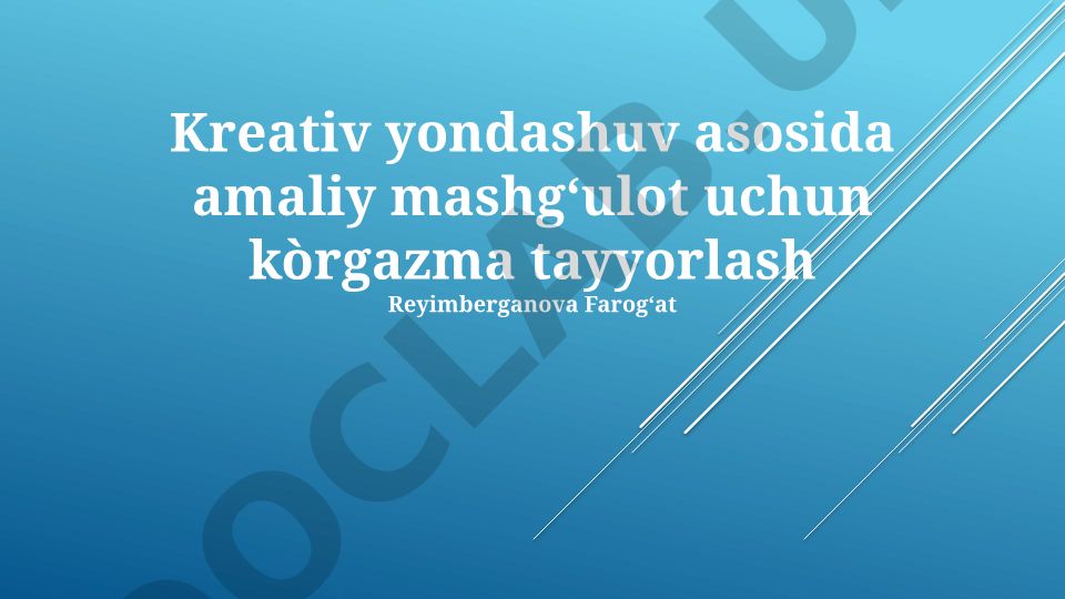 O'zbekistonning 5 ta yirik shahri me'morchiligi