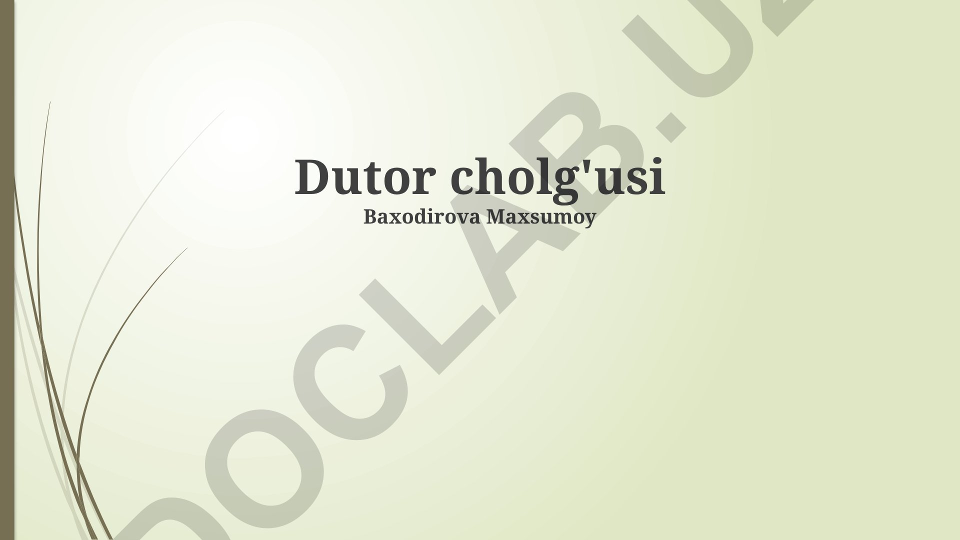 Dutor, nay va chang musiqa asboblarining tarixi va tuzilishi