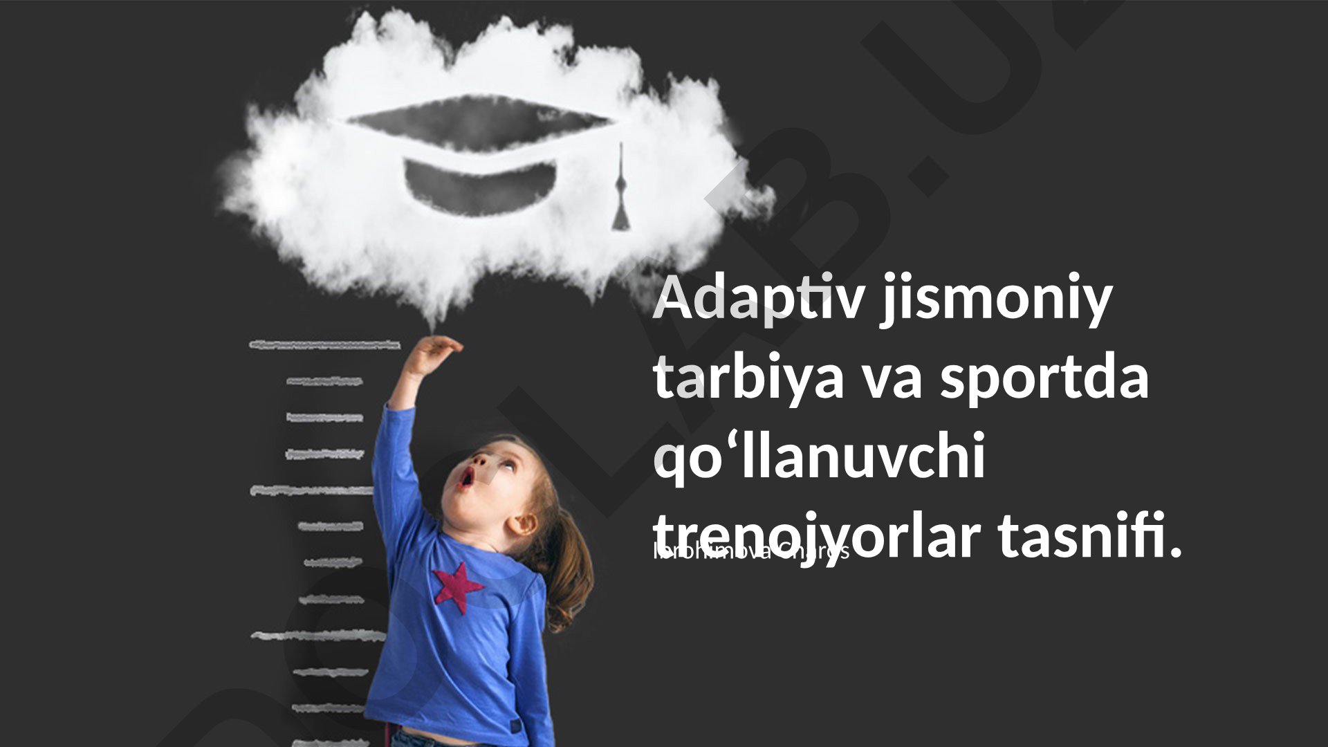 Adaptiv jismoniy tarbiya va sportda qo‘llanuvchi trenojyorlar tasnifi