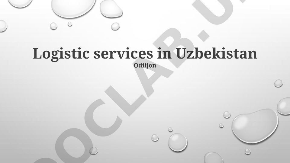 Uzbekistan Logistics Landscape, Regulatory Framework and Growth Opportunities
