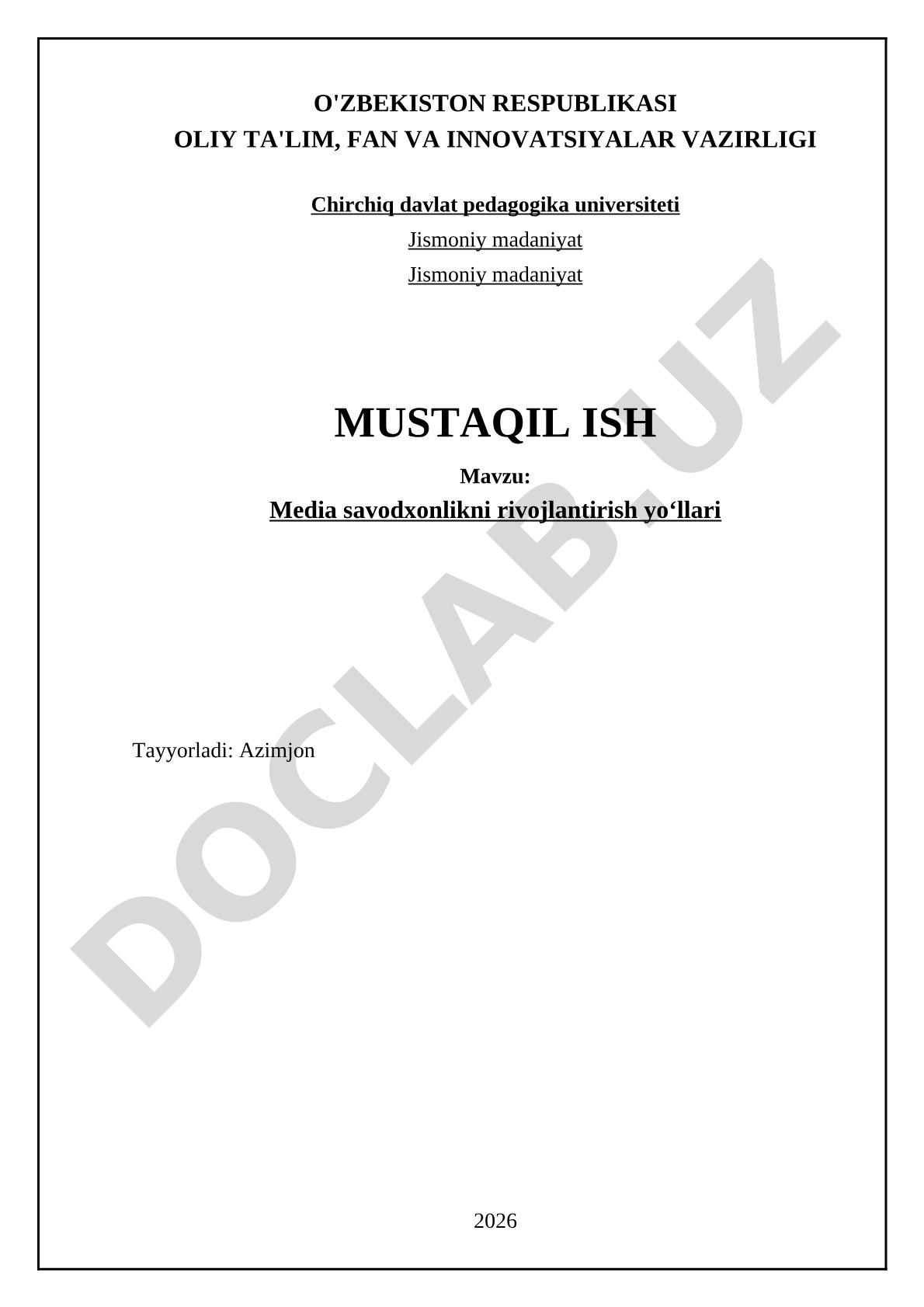 Media savodxonlikni rivojlantirish yoʻllari