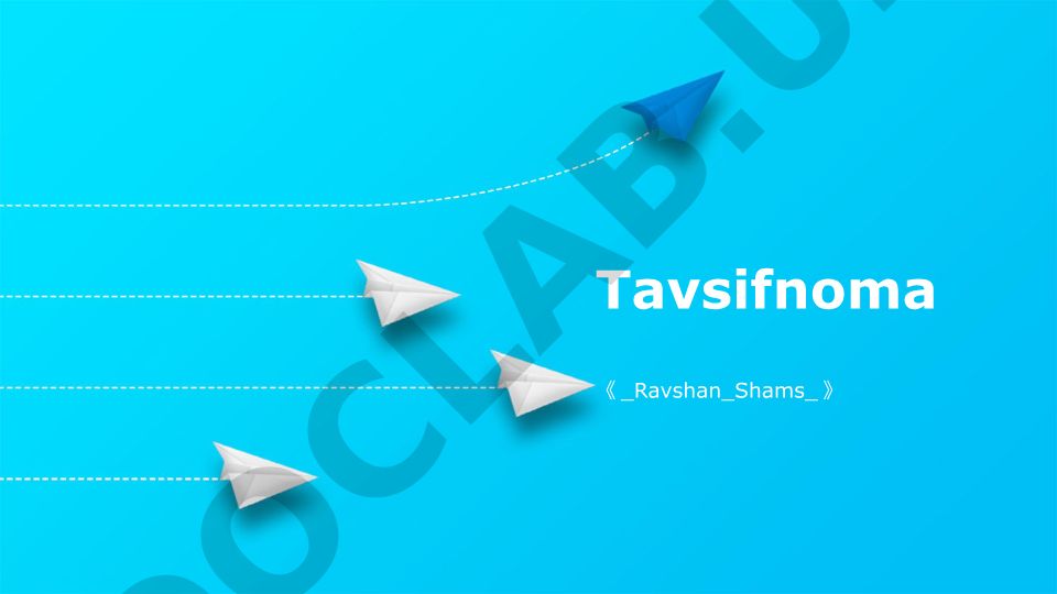 Tavsif turlari va ularni baholash usullari