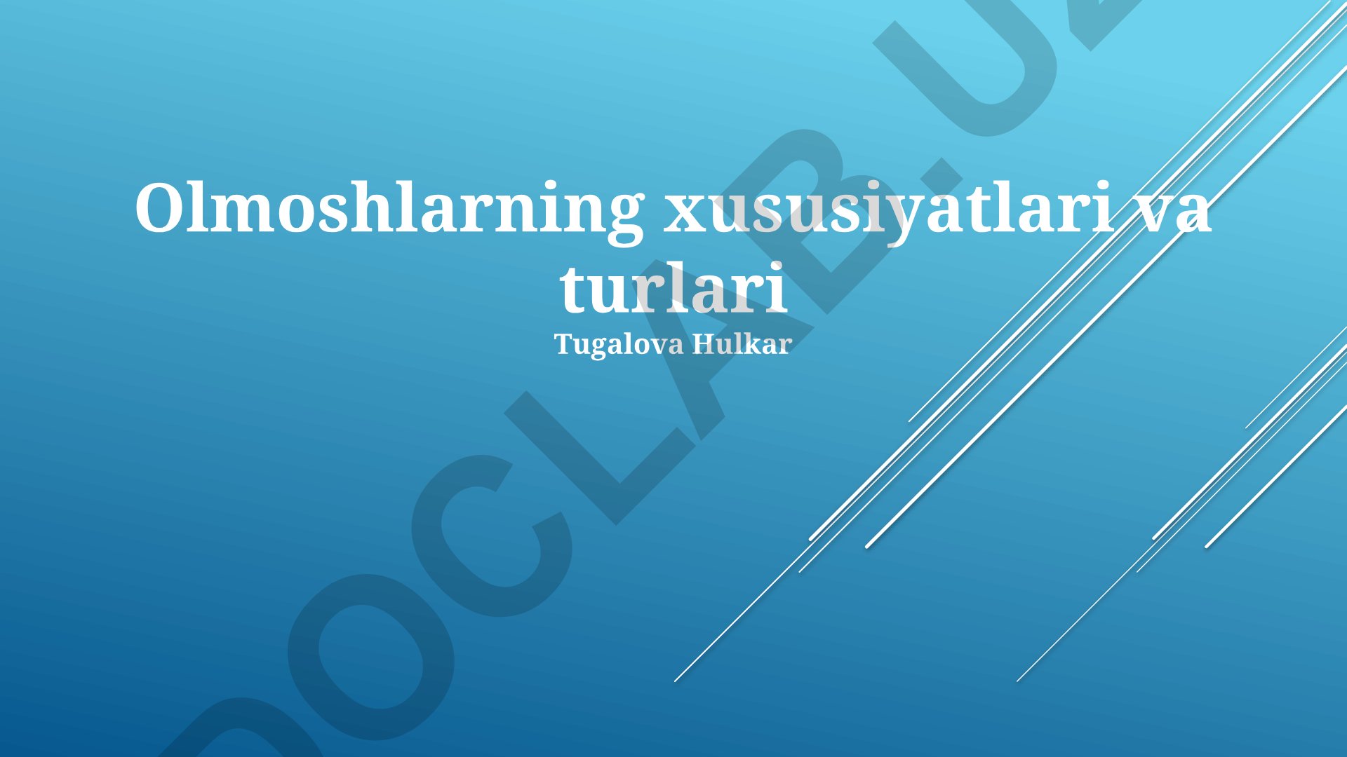 Olmoshlarning xususiyatlari va turlari