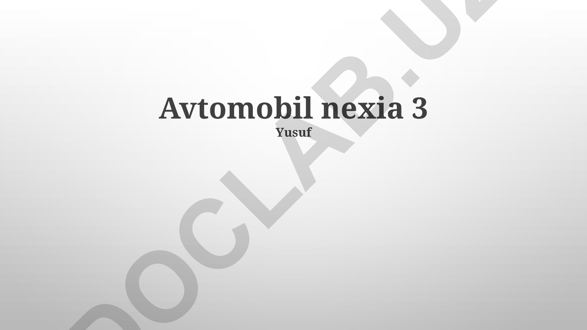 Nexia 3 avtomobilining texnik xususiyatlari va bozordagi o'rni