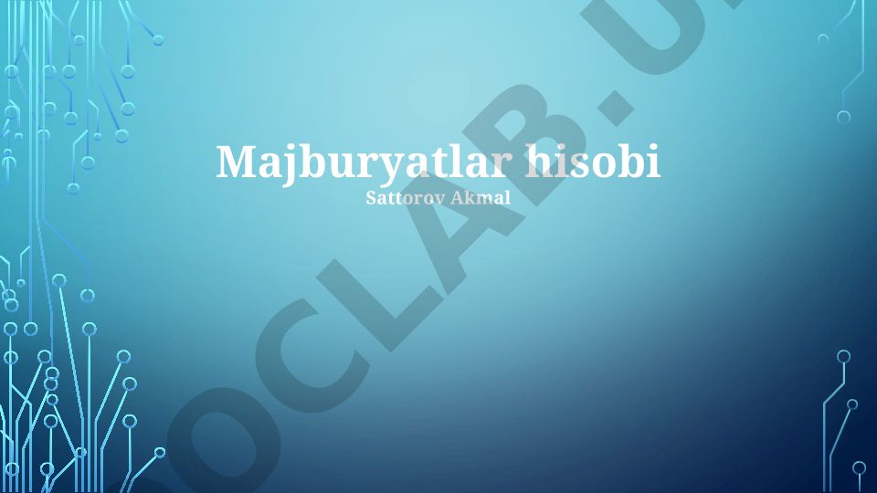 Majburiyatlar hisobi: tarixiy kontekst, zamonaviy qo'llanilish va kelajak istiqbollari