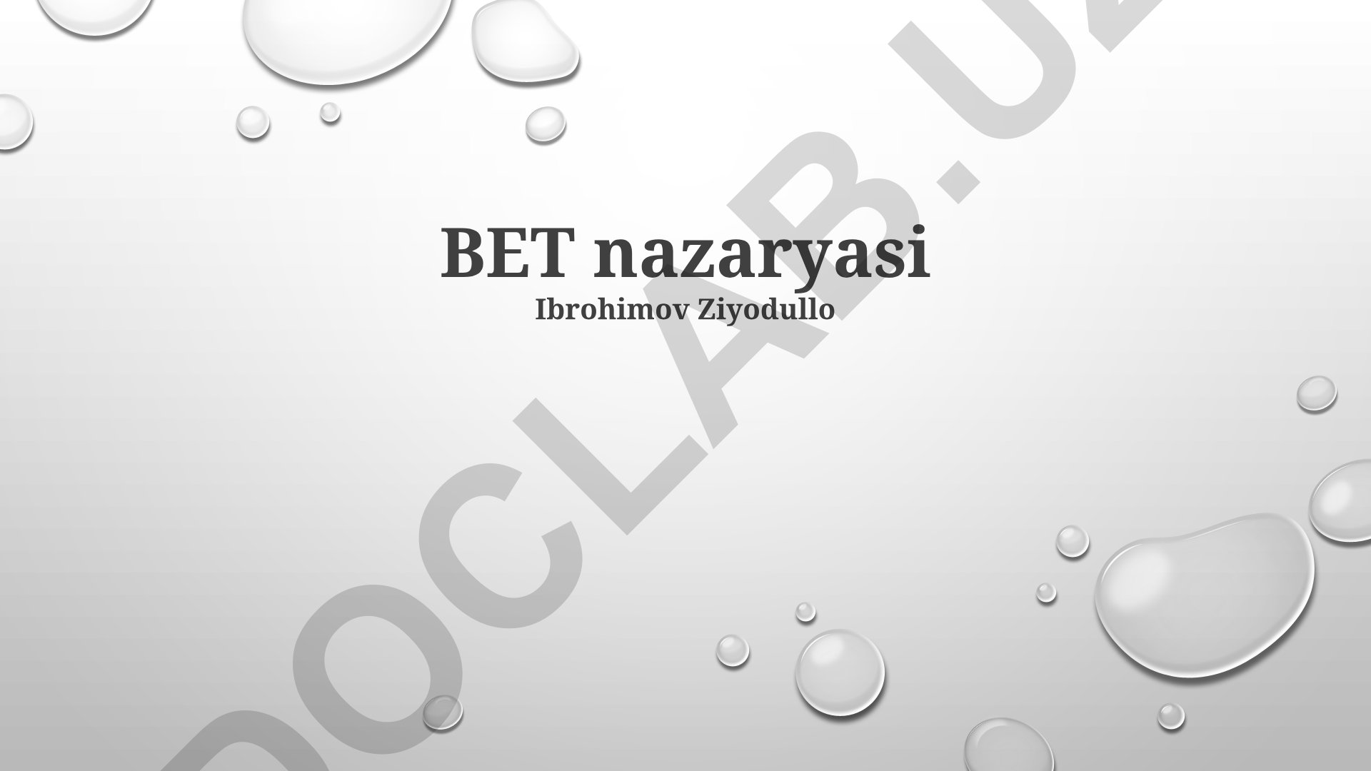 BET nazaryasi va pul tikish strategiyalari