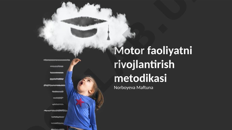 Motor faoliyatni rivojlantirish metodikasi