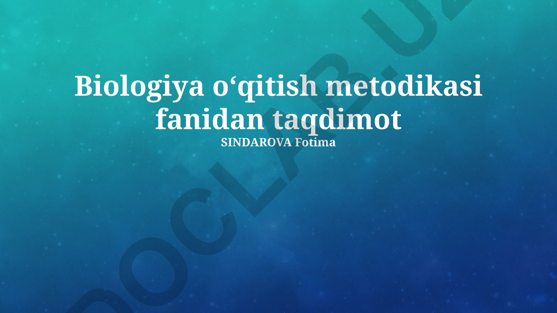 Biologiya o'qitish usullari: An'anadan innovatsiyaga