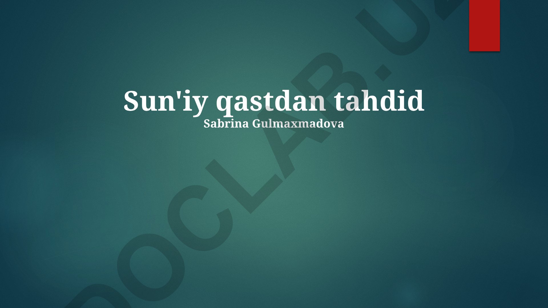Sun'iy intellektning tahdidlari va himoya choralari