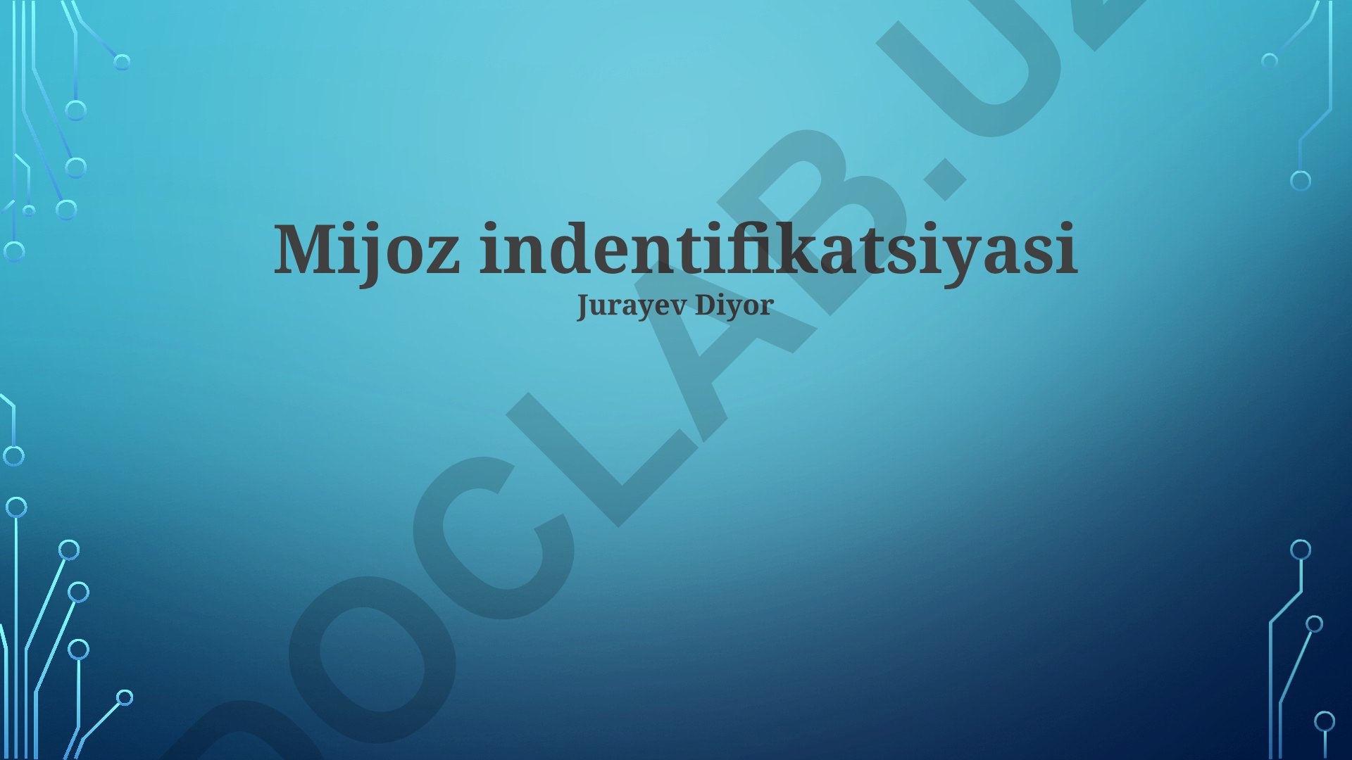 Mijozlarni identifikatsiya qilish va segmentatsiya strategiyalari