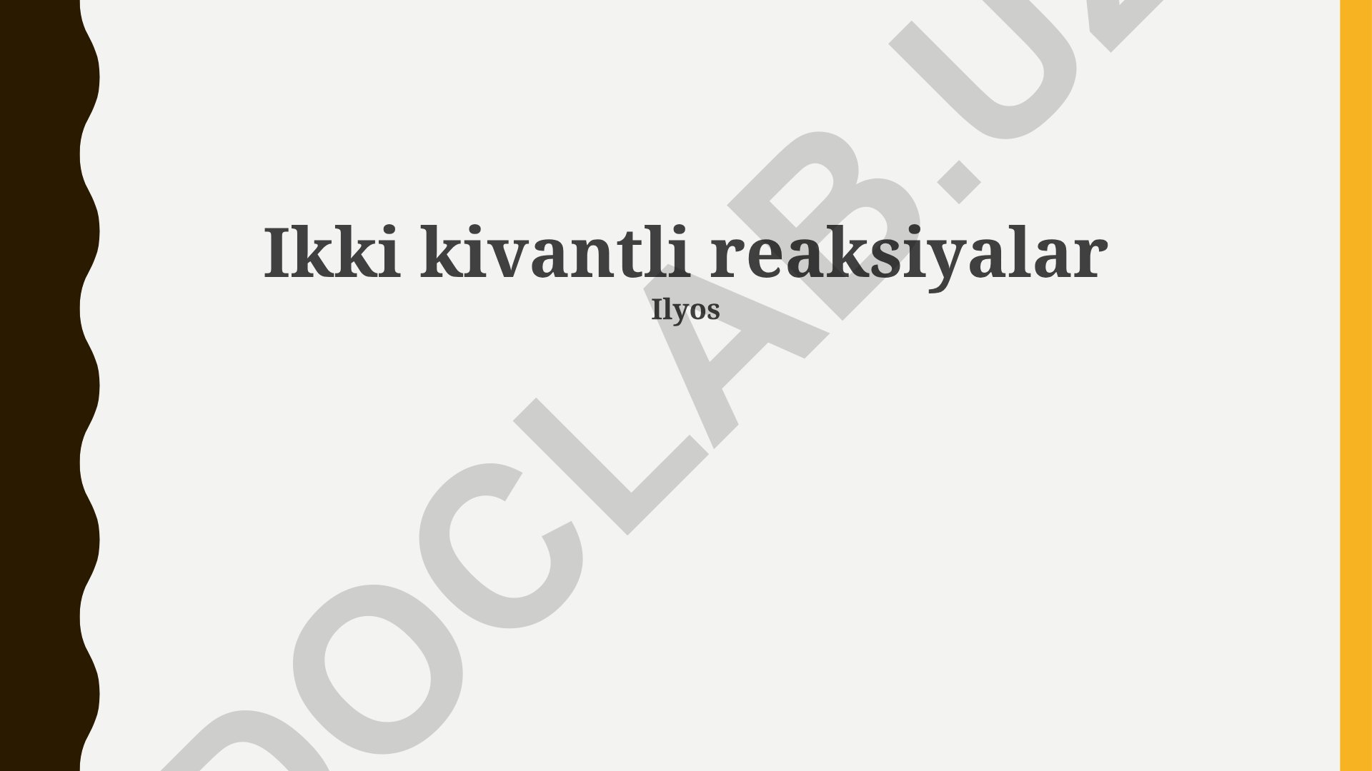 Ikki kivantli reaksiyalar: amaliy qo'llanmalar va mexanizmlar