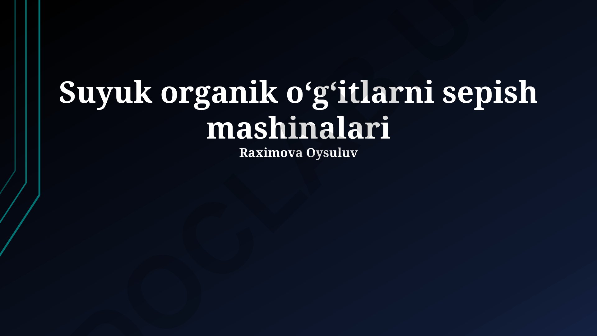 Suyuq organik o‘g‘itlarni sepish mashinalari