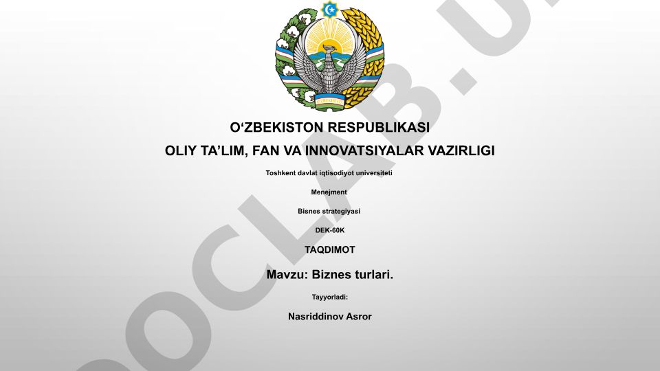 Biznes turlari