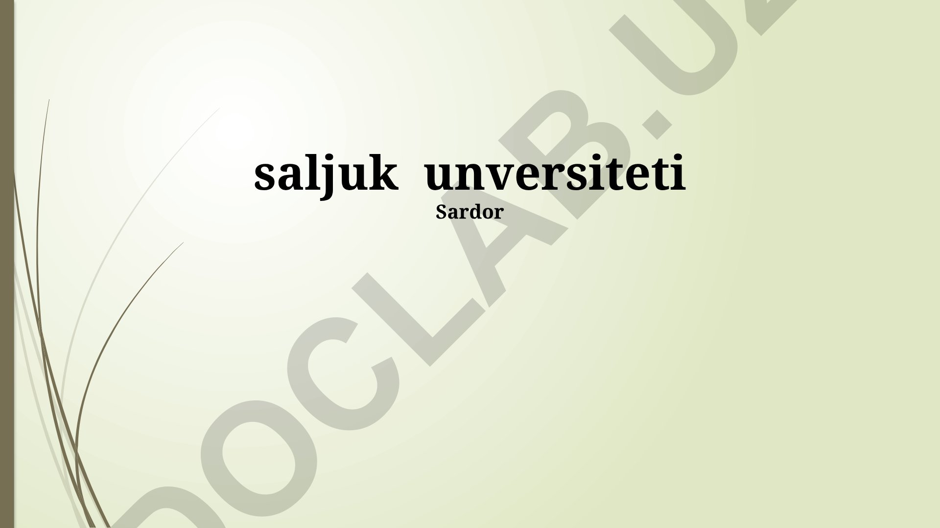 Selçuk Universiteti fakultetlari, tadqiqot ishlari va xalqaro hamkorligi