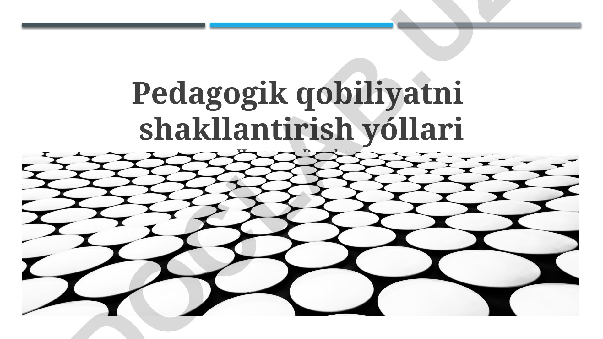 Pedagogik qobiliyatni shakllantirish yoʻllari