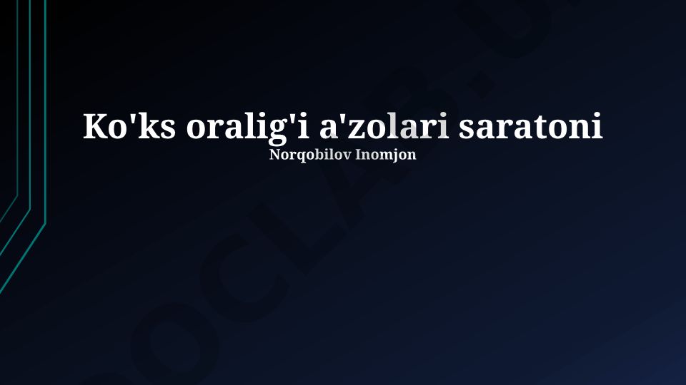 Ko'ks oralig'i a'zolari saratoni: tushunchalar, diagnostika va davolash