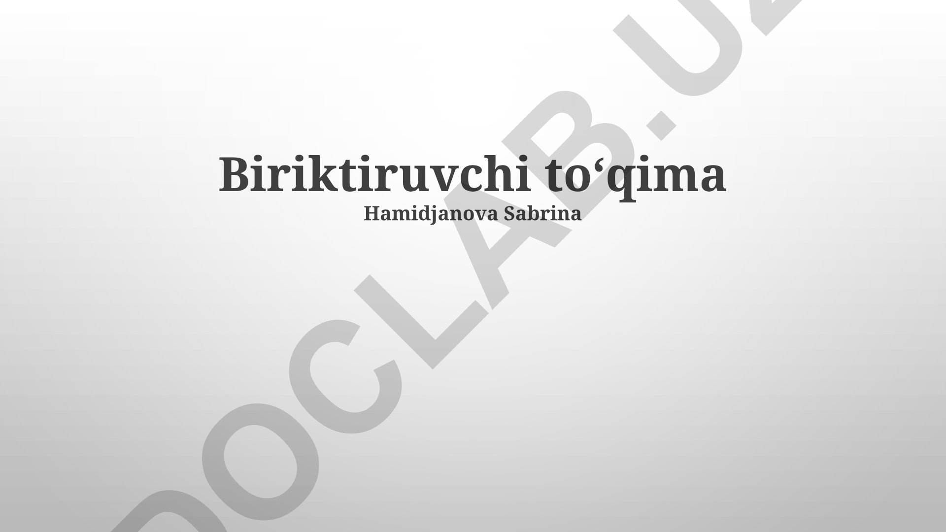 Bog'lovchi to'qimalarning tuzilishi, funksiyalari va klinik ahamiyati