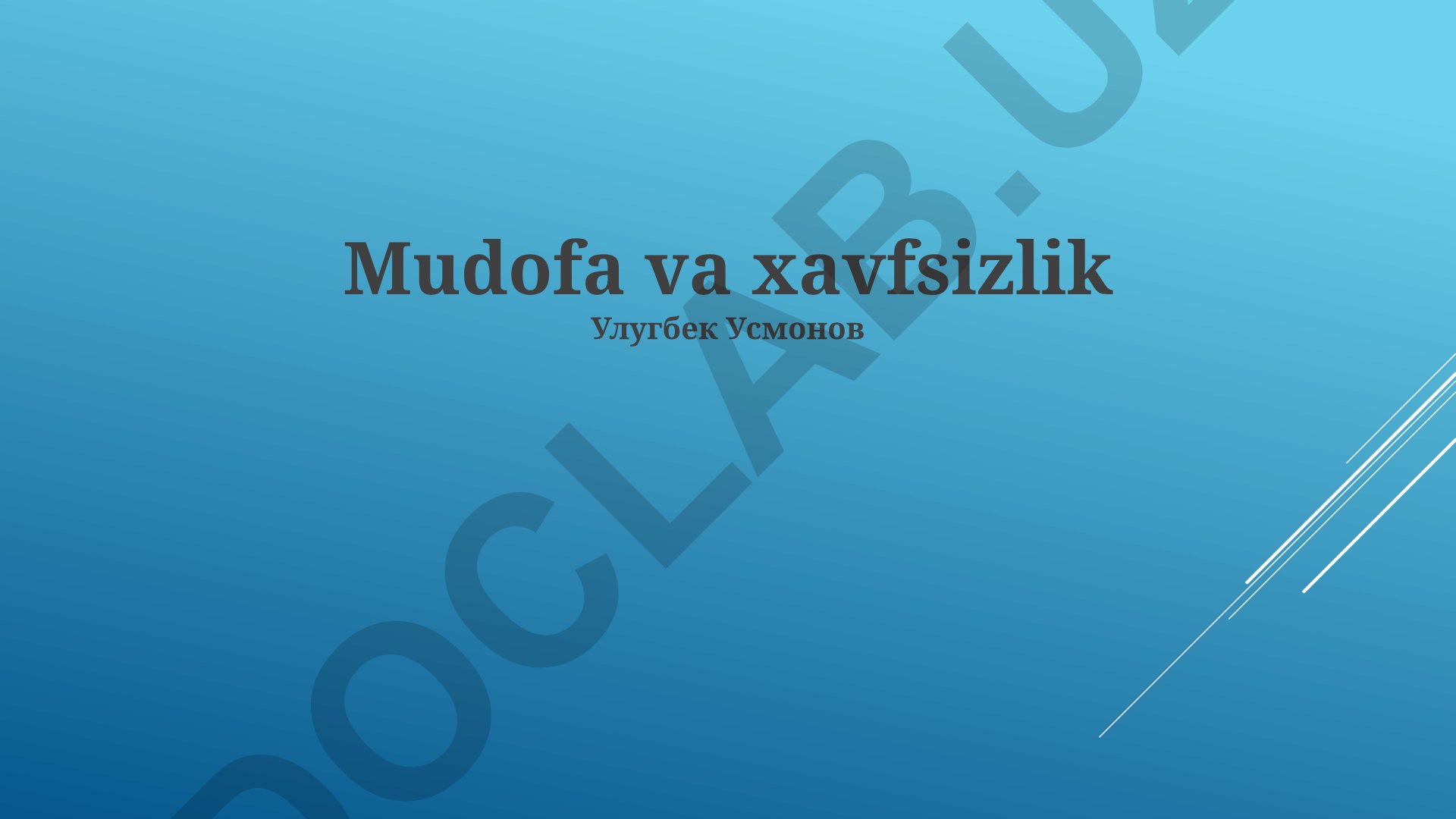 Mudofaa va Xavfsizlikning Kelajagi, Tushunchalari va Zamonaviy Tahdidlar