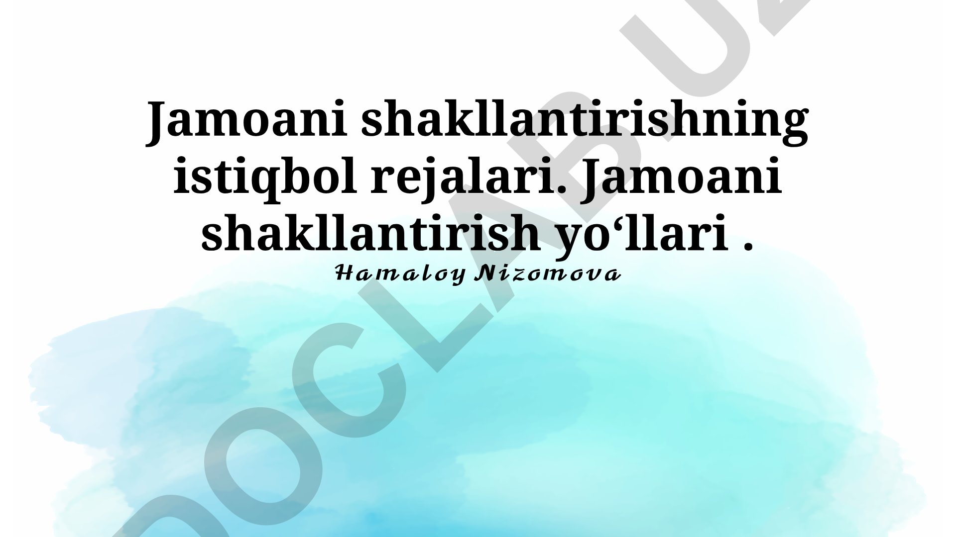 Jamoani shakllantirishning istiqbol rejalari va samarali jamoa qurish strategiyalari