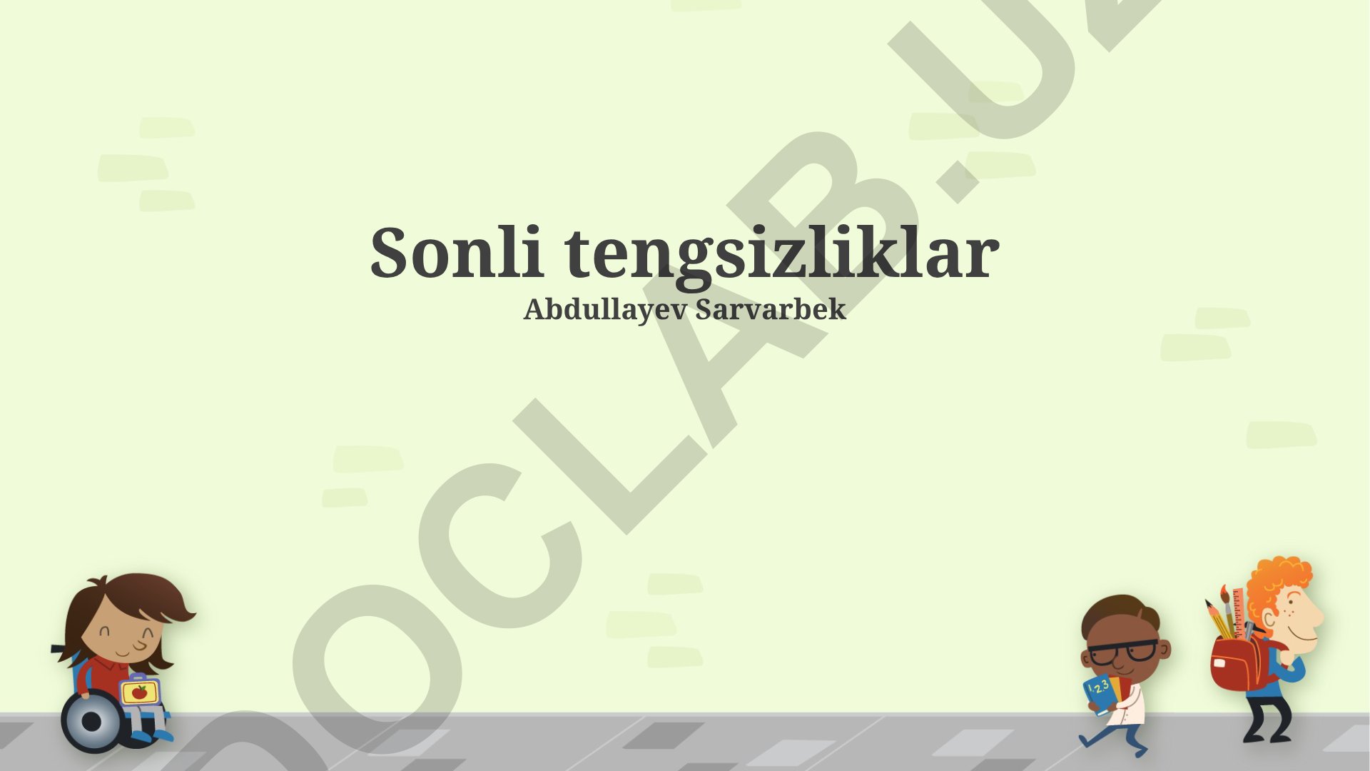Sonli tengsizliklar va algebraik ifodalar
